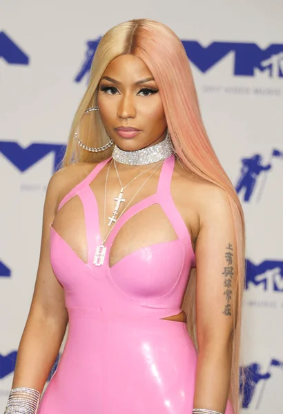 Nicki Minaj Podczas Mtv Video Music Awards 2017 Które Odbyło — Zdjęcie stockowe