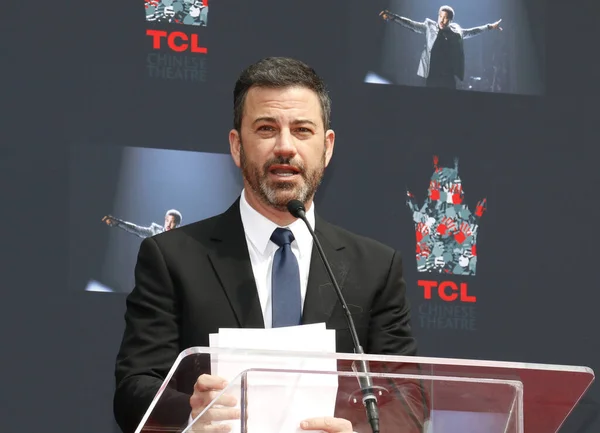 Jimmy Kimmel Lionel Richie Hand Footprint Ceremony Celebrado Tcl Chinese — Foto de Stock