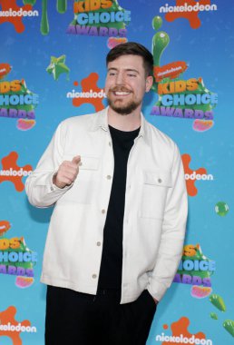 MrBeast at the Nickelodeon Kids' Choice Awards 2023 held at the Microsoft Theater in Los Angeles, USA on March 4, 2023