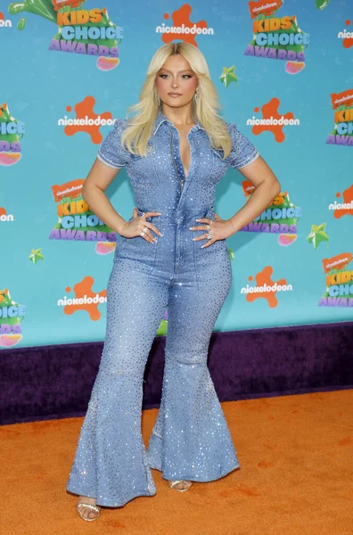 Bebe Rexha Nickelodeon Kids Choice Awards 2023 Held Microsoft Theater — Stockfoto