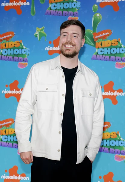 MrBeast at the Nickelodeon Kids' Choice Awards 2023 held at the Microsoft Theater in Los Angeles, USA on March 4, 2023
