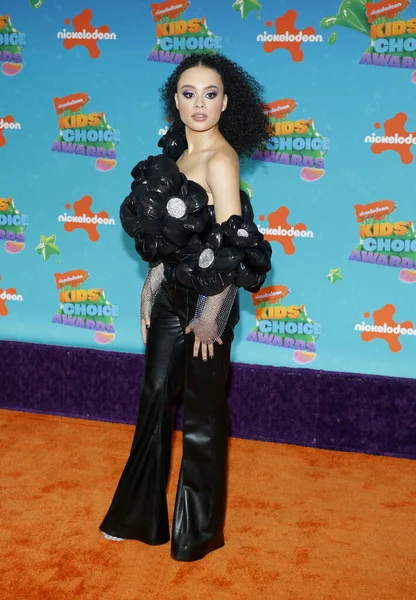 Gabrielle Nevaeh Green Nickelodeon Kids Choice Awards 2023 Hålls Microsoft — Stockfoto