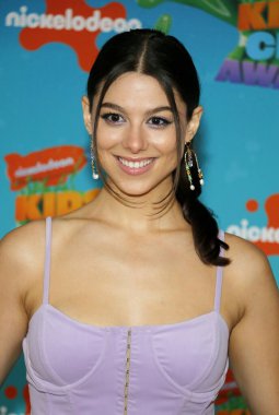 Kira Kosarin at the Nickelodeon Kids' Choice Awards 2023 held at the Microsoft Theater in Los Angeles, USA on March 4, 2023.