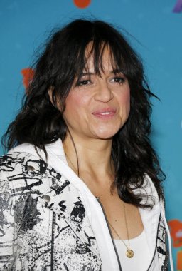 Michelle Rodriguez, Los Angeles, ABD 'deki Microsoft Tiyatrosu' nda 4 Mart 2023 'te düzenlenen Nickelodeon Çocuk Seçimi Ödülleri' nde.