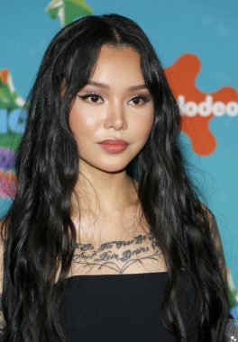 Bella Poarch at the Nickelodeon Kids' Choice Awards 2023 held at the Microsoft Theater in Los Angeles, USA on March 4, 2023.