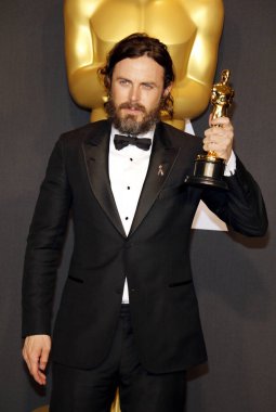 Casey Affleck, ABD 'nin Hollywood ve Highland Center' da 26 Şubat 2017 'de düzenlenen 89. Yıllık Akademi Ödülleri Basın Odası.