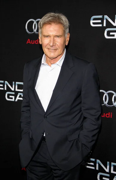 Harrison Ford Στην Πρεμιέρα Του Ender Game Στο Λος Άντζελες — Φωτογραφία Αρχείου