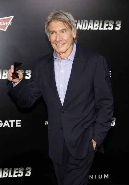 Harrison Ford Los Angeles Premiere Expendables Held Tcl Chinese Theatre — Stock Photo, Image