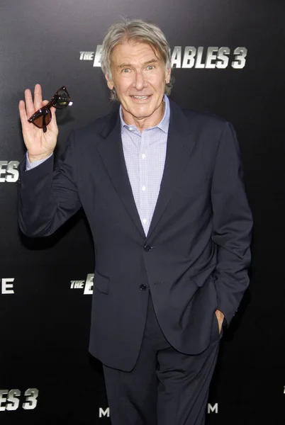 Stock image Harrison Ford at the Los Angeles premiere of 'The Expendables 3' held at the TCL Chinese Theatre in Los Angeles, USA on August 11, 2014.