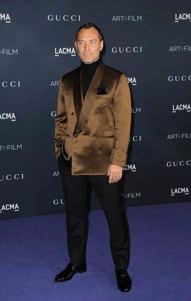 Jude Law Gala Lacma Art Film Prezentată Gucci Avut Loc — Fotografie, imagine de stoc