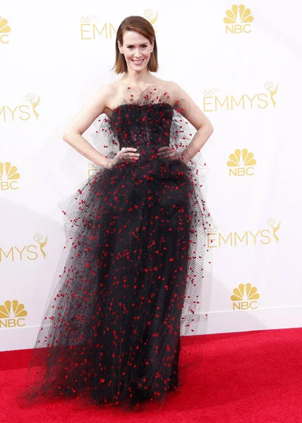 Los Ángeles Agosto 2014 Sarah Paulson Los 66º Premios Emmy — Foto de Stock