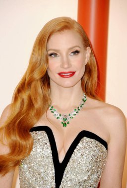 Jessica Chastain, 12 Mart 2023 'te ABD' nin Hollywood kentindeki Dolby Tiyatrosu 'nda düzenlenen 95..
