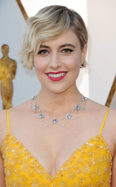 4 Mart 2018 Hollywood, ABD Dolby tiyatroda Greta Gerwig 90 yıllık Akademi Ödülleri'nde düzenlenen.