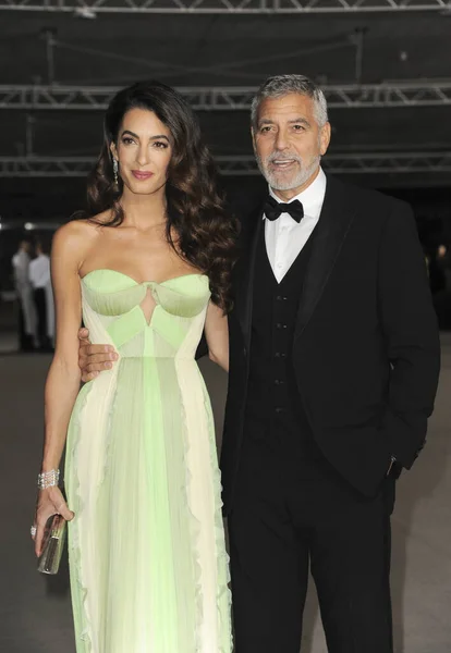 Amal Clooney George Clooney Ekim 2022 Abd Nin Los Angeles — Stok fotoğraf