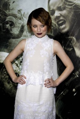 Emily Browning, 23 Mart 2011 'de ABD' nin Hollywood kentindeki Grauman 'ın Çin Tiyatrosu' nda düzenlenen 'Sucker Punch' ın Los Angeles galasında.