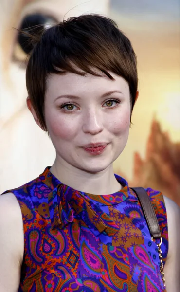 Emily Browning Los Angeles Premiere Legends Guardians Owls Hoole Held — Stock Photo, Image