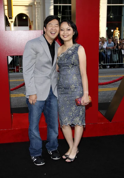 stock image Tran Ho and actor Ken Jeong at the Los Angeles premiere of 'The Hangover Part II' held at the Grauman's Chinese Theatre in Hollywood, USA on May 19, 2011.