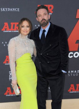 Jennifer Lopez ve Ben Affleck, 27 Mart 2023 'te ABD' nin Westwood kentindeki Regency Village Theatre 'da düzenlenen Amazon Stüdyoları' nın Dünya prömiyerinde.