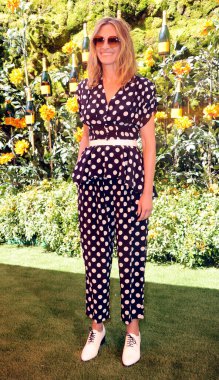 Julia Roberts, 5 Ekim 2019 'da ABD' nin Pacific Palisades kentindeki Will Rogers Eyalet Parkı 'nda düzenlenen 10. Veuve Clicquot Polo Klasiği' nde.