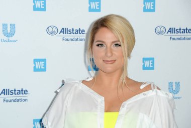 Meghan Trainor at the WE Day California 2019 held at the Forum in Inglewood, USA on April 25, 2019.