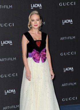 Brie Larson, Lacma Sanat + Film Galası 'nda. 2 Kasım 2019' da Los Angeles 'taki Lacma' da düzenlenen Gucci Sunar..