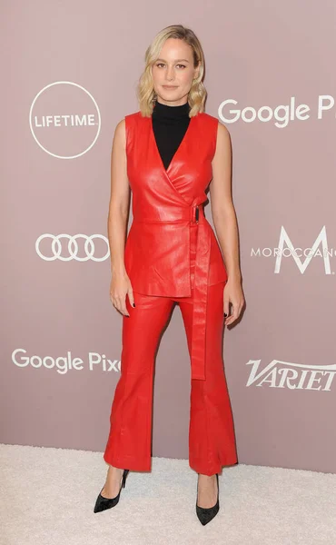 在2019年10月11日于Usa Beverly Hills的Beverly Wilshire四季酒店举行的 综艺2019年女性力量 中的Brie Larson — 图库照片