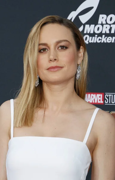 Brie Larson Premierze Filmu Disney Marvel Avengers Infinity War Capitan — Zdjęcie stockowe