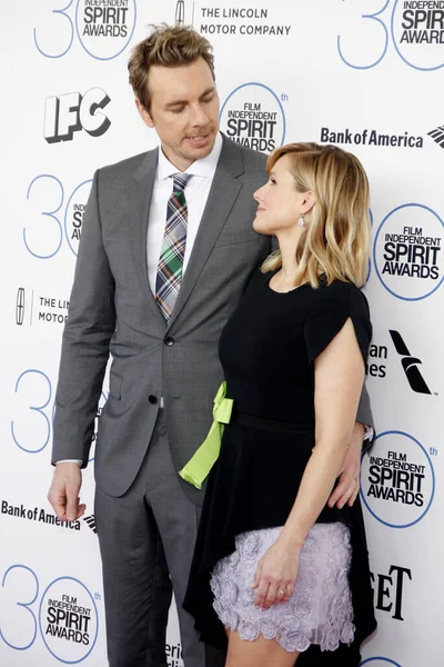 Dax Shepard Kristen Bell 2015 Film Independent Spirit Awards Held — Stock Photo, Image