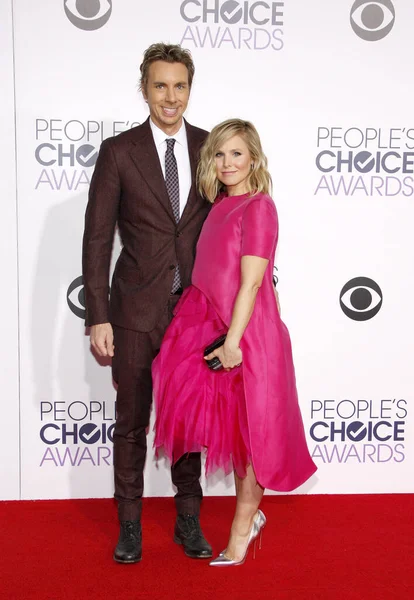 Dax Shepard Kristen Bell 41St Annual People Choice Awards Held — Stock Photo, Image