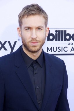 Calvin Harris, 17 Mayıs 2015 'te ABD' nin Las Vegas kentindeki MGM Garden Arena 'da düzenlenen 2015 Billboard Müzik Ödülleri' nde.