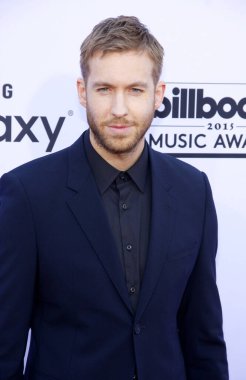 Calvin Harris, 17 Mayıs 2015 'te ABD' nin Las Vegas kentindeki MGM Garden Arena 'da düzenlenen 2015 Billboard Müzik Ödülleri' nde.