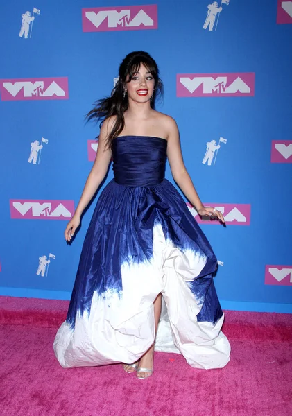 Camila Cabello Tijdens Mtv Video Music Awards 2018 Radio City — Stockfoto