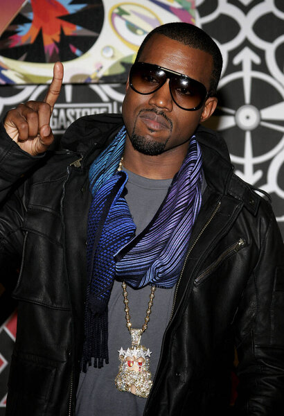 Kanye West at the in-store signing of his new release 'Graduation' held at the Virgin Megastore Hollywood & Highland in Hollywood, California, United States on September 13, 2007. 