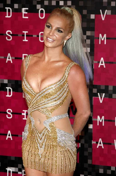 Britney Spears 2015 Mtv Video Müzik Ödülleri Nde Ağustos 2015 — Stok fotoğraf