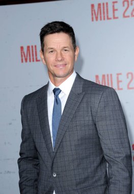 Mark Wahlberg, Los Angeles premiere Regency köyü tiyatro Westwood, ABD 9 Ağustos 2018 düzenlenen 'mil 22'.