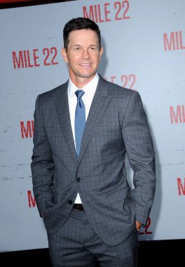 Mark Wahlberg, Los Angeles premiere Regency köyü tiyatro Westwood, ABD 9 Ağustos 2018 düzenlenen 'mil 22'.
