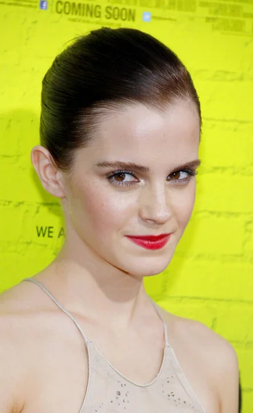 Emma Watson Estréia Los Angeles Perks Being Wallflower Realizada Arclight — Fotografia de Stock