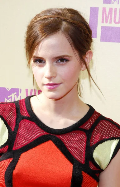 Emma Watson Gali Mtv Video Music Awards 2012 Która Odbyła — Zdjęcie stockowe