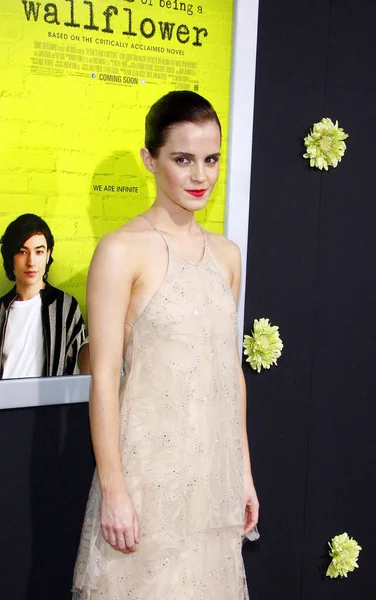 Emma Watson Los Angeles Premiere Perks Being Wallflower Held Arclight — Stock Photo, Image