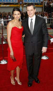 Luciana Barroso ve Matt Damon, 