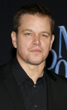 Matt Damon Disney's 'Mary Poppins Returns' Dünya galasında 29 Kasım 2018 üzerinde Hollywood, ABD Dolby tiyatroda düzenlenen.
