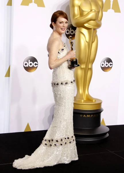 Julianne Moore Lors 87E Cérémonie Annuelle Des Academy Awards Salle — Photo