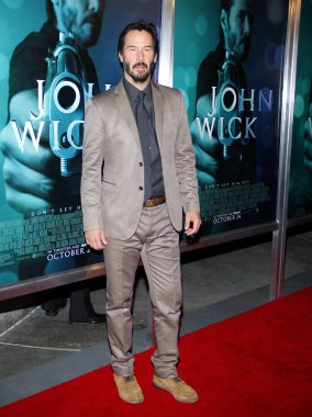 Keanu Reeves 'John Wick' in Los Angeles 'taki galasında 22 Ekim 2014' te Los Angeles, ABD 'deki ArcLight Sineması' nda gösterildi..