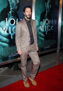Keanu Reeves 'John Wick' in Los Angeles 'taki galasında 22 Ekim 2014' te Los Angeles, ABD 'deki ArcLight Sineması' nda gösterildi..