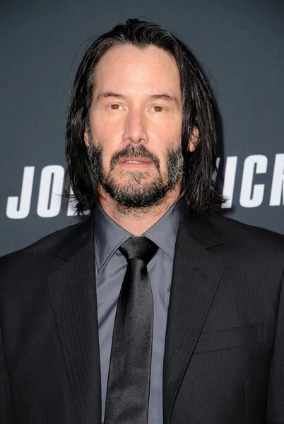 Keanu Reeves Estréia Los Angeles John Wick Chapter Parabellum Realizada — Fotografia de Stock