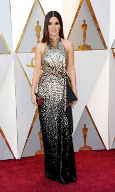 Sandra Bullock 90 yıllık Akademi Ödülleri'nde 4 Mart 2018 Hollywood, ABD Dolby tiyatroda düzenlenen.