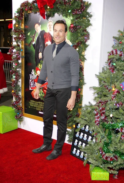 2011年11月2日 アメリカ ハリウッドのグラマン チャイニーズ シアターで開催された Veryハロルド クマール3Dクリスマス のロサンゼルス初演でクリス クライン — ストック写真