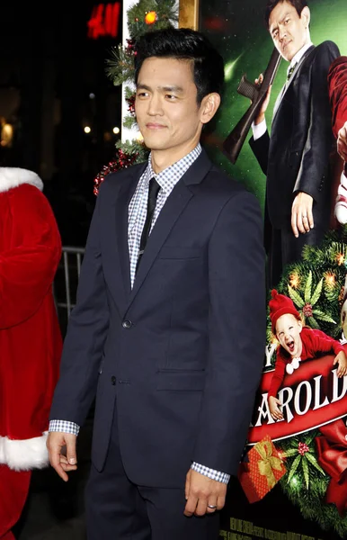 stock image John Cho at the Los Angeles premiere of 'A Very Harold & Kumar 3D Christmas' held at the Grauman's Chinese Theater in Hollywood, USA on November 2, 2011.