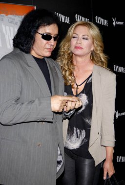 Gene Simmons ve Shannon Tweed 5 Ocak 2012 'de Hollywood, ABD' deki DGA Tiyatrosu 'nda düzenlenen' Haywire 'ın Los Angeles galasında.