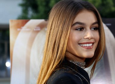 Kaia Gerber 31 Ağustos 2016'da Hollywood, ABD'deki Paramount Stüdyoları'nda düzenlenen 'Sister Cities'in Los Angeles galasında.